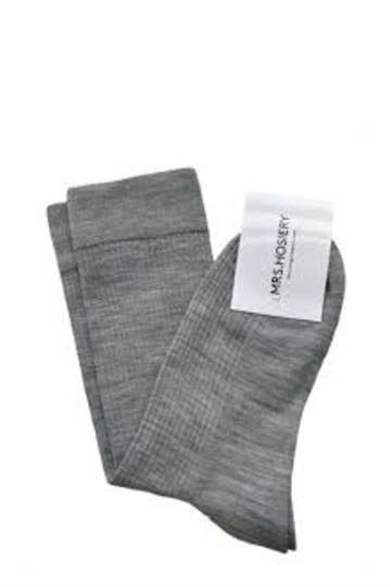 Mrs. Hosiery Merino Fine Sock Light